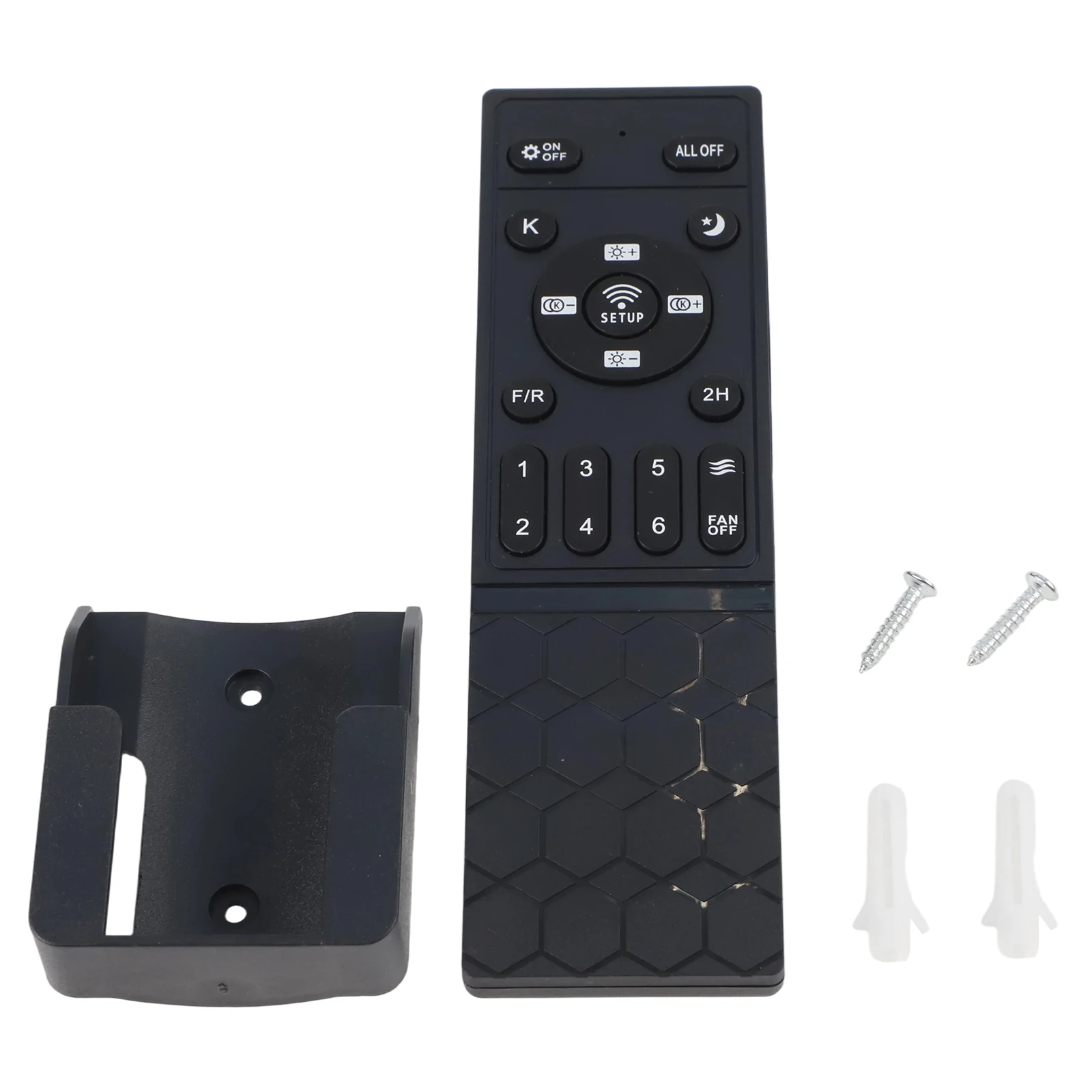 Invisible Fan Light Remote Control With Receiver, DC Stepless Dimmer For Ceiling Fans, 100-265V Input, 24V Output