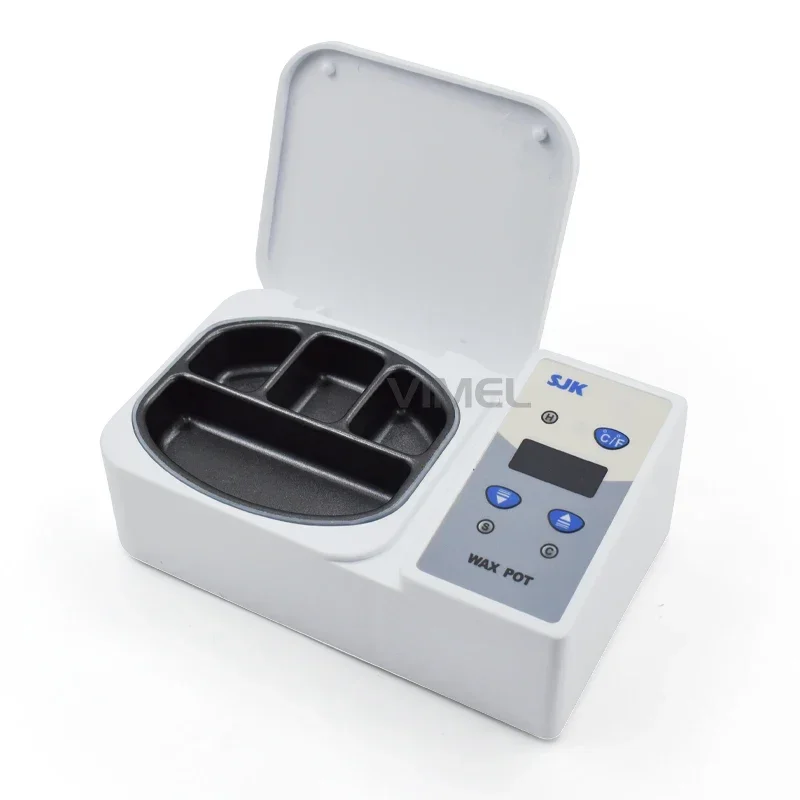 SJK Dental Lab Equipment Wax Heater/Wax Pot 4-slot Paraffin Melting Portable Dental Laboratory Equipment