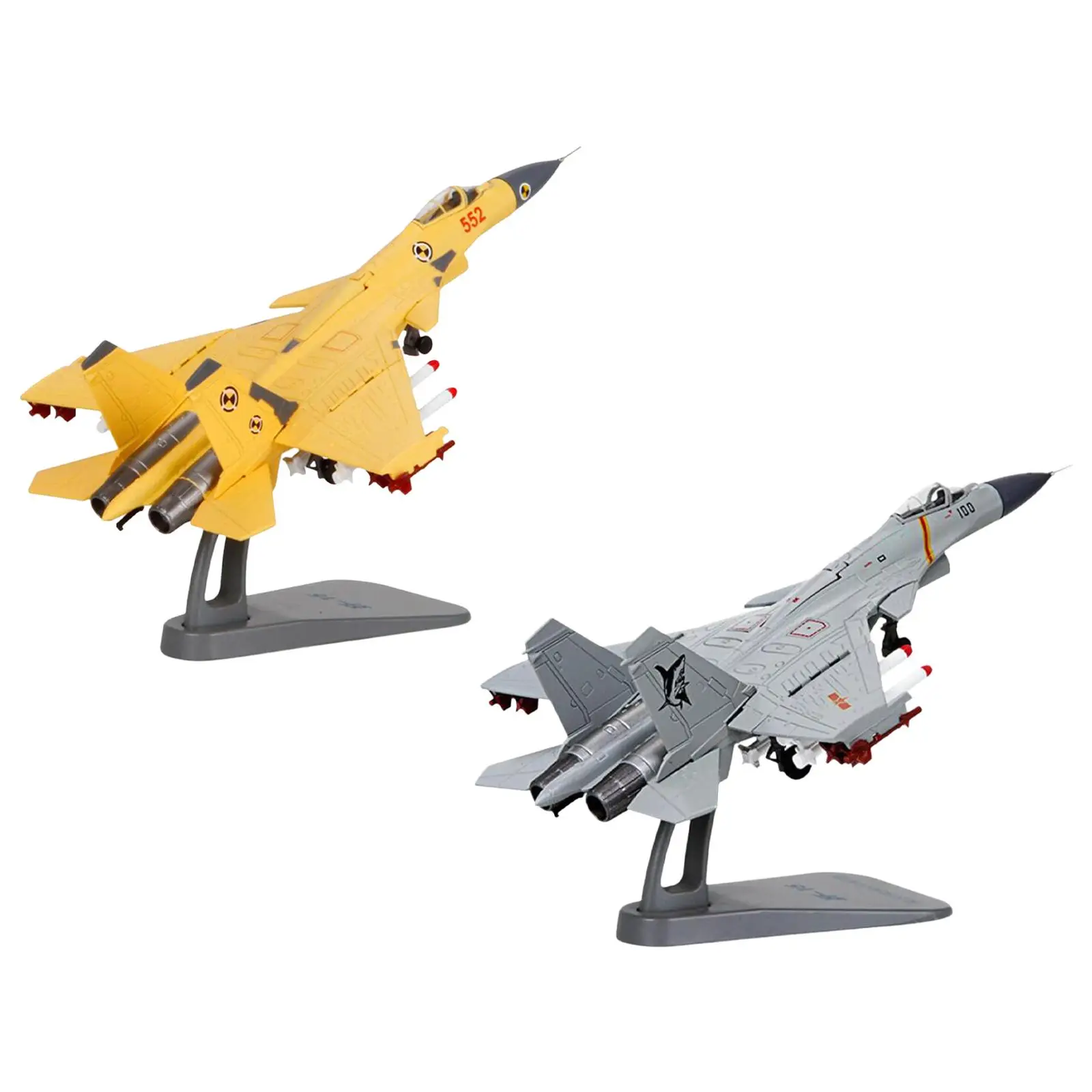 Miniature Fighter Jet Model - Desktop Display Ornament for Home Office