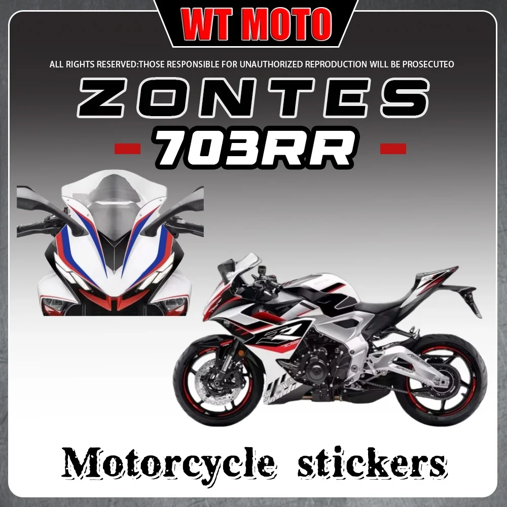 For ZONTES 703RR, full body decals, body stripes, and decorative stickers.