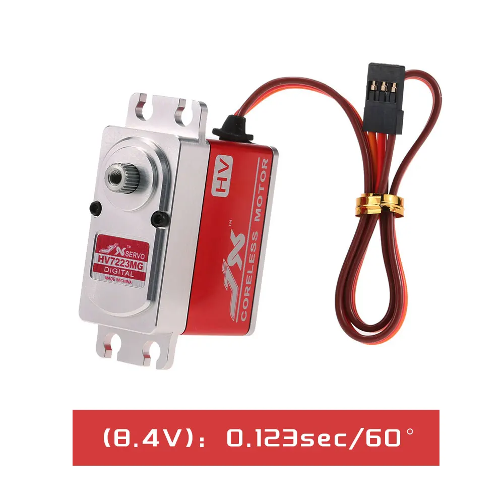 

Jx Servo Pdi-Hv7223Mg 8.4V 23Kg High Precision Metal Gear Full Cnc Aluminium Shell High Voltage Digital Coreless Standard Servo