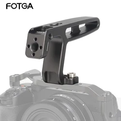 FOTGA Mini Top Handle Handgrip Hand Grip For Lightweight Vlogging Cameras For Sony For Canon Camera Cage With 1/4