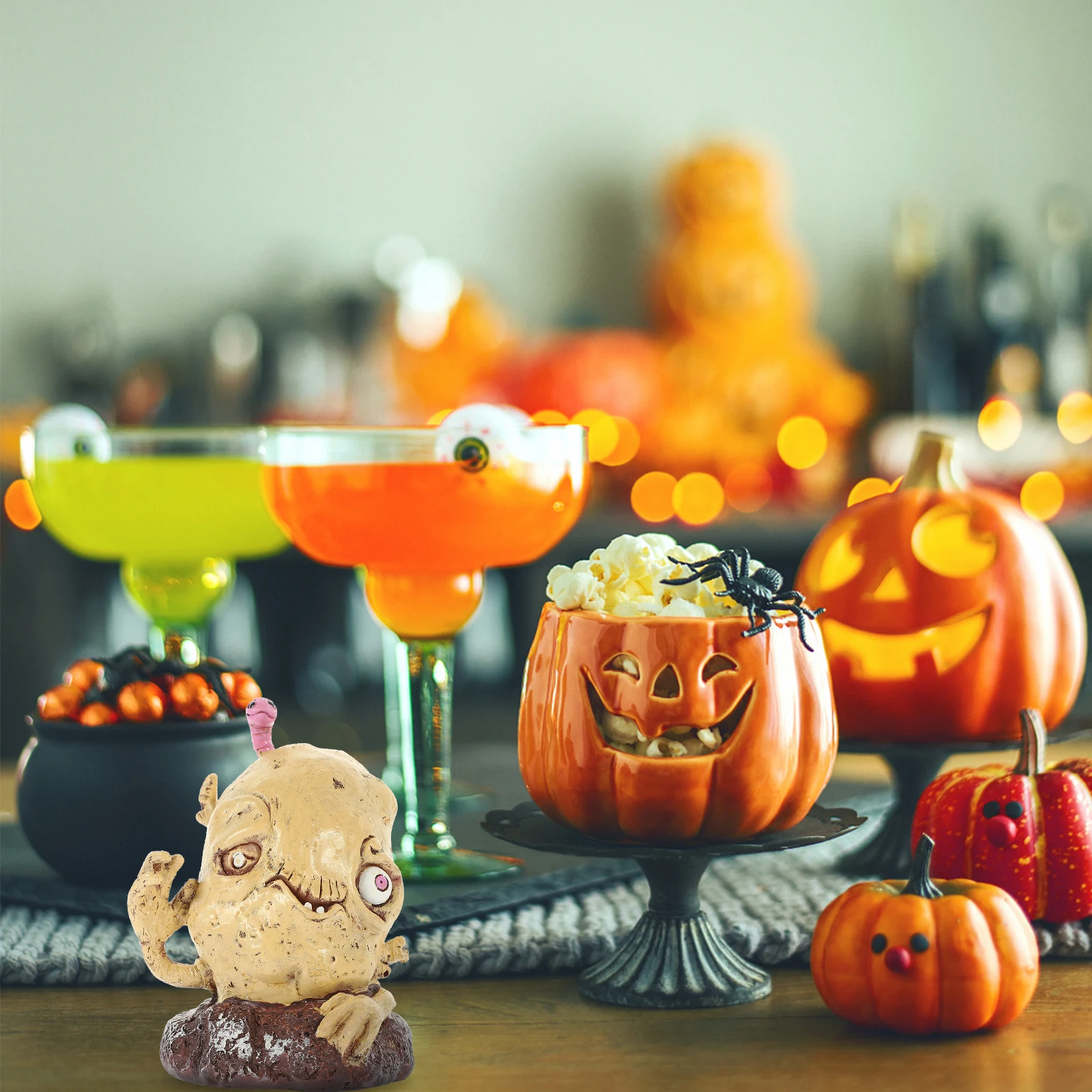 

Decorations Fruit and Vegetable Zombie Halloween Garden Ornaments Lawn Statue Figures Scary Party