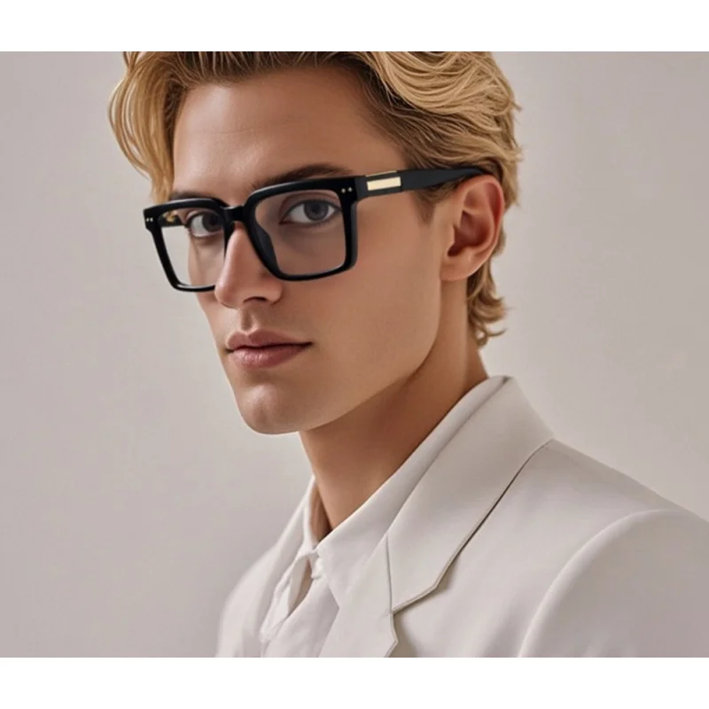 

Ultralight Titani TR90 Myopia Glasses Frame Retro Square Optical Prescription Eyeglasses Frame Men And Women Eyewear