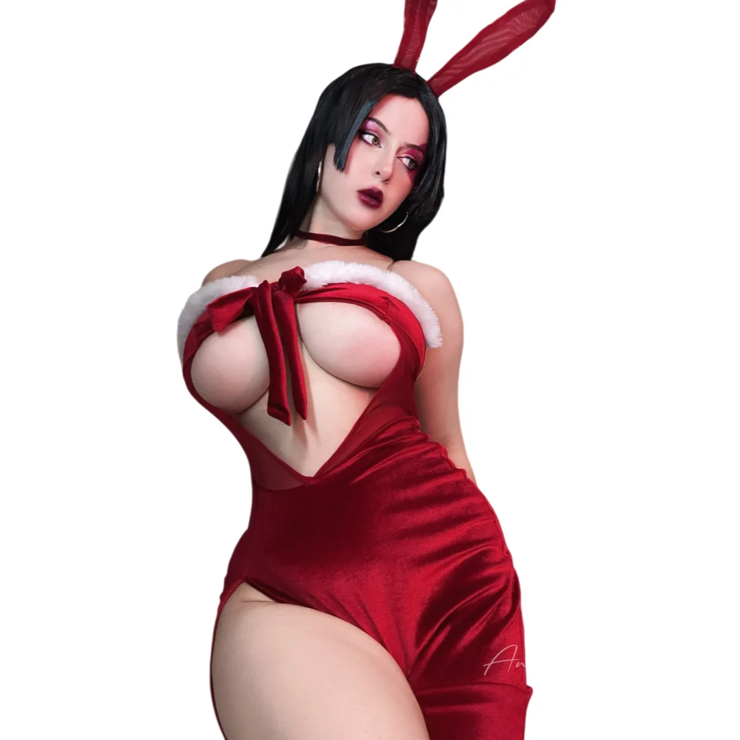 

Рождественское платье с кроликом для девочек, карнавальный костюм Psylocke, красное рождественское меховое платье, милое платье горничной, кавайный Рождественский наряд Psylocke