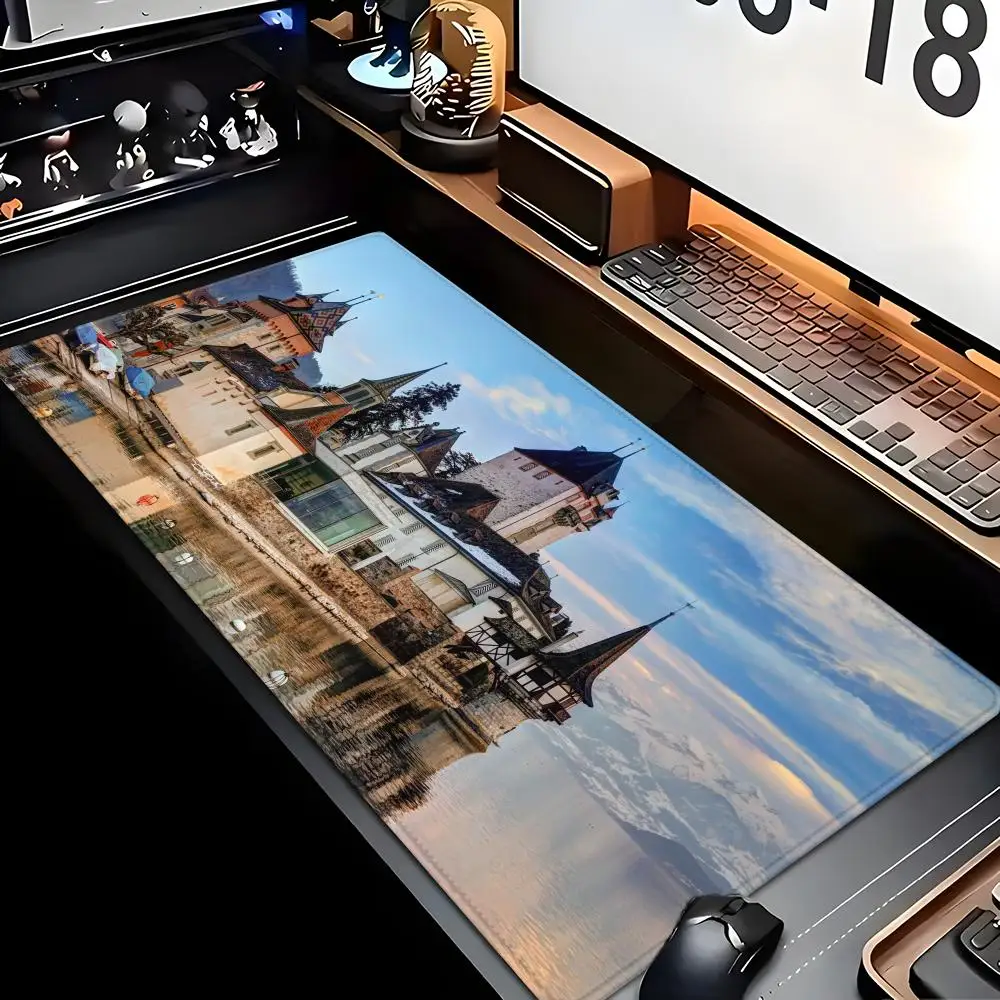 

China's hot-selling mouse pad Switzerland photo Beautiful XXL Game Exclusive MousePads PC Computer pad Non-slip Decor