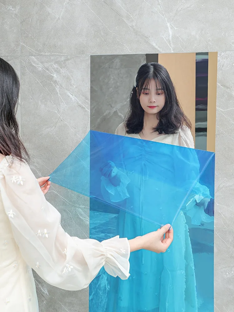 None-adhesive PET High Light Mirror Reflective Film Decoration Chimney Heat Insulation Material