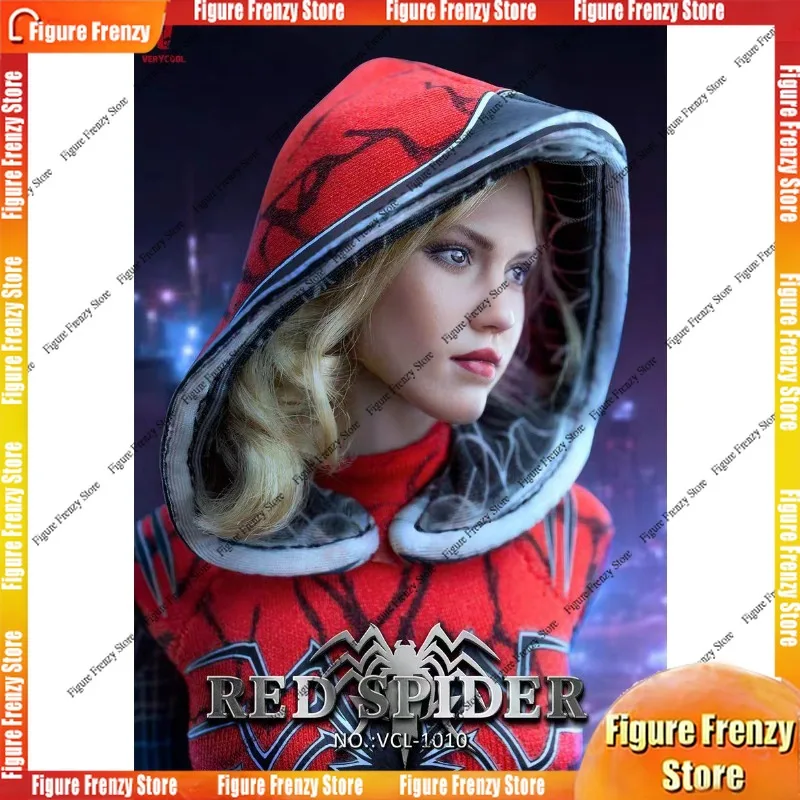 

Spot SaleVERYCOOL VCL-1010 1/6 Female Soldier Head Sculpture Red Spir Bodysuit Fit 12inch TBL S19B S21B S23B Suntan Action Figur