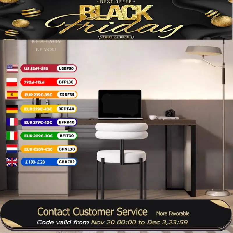 Modern Rectangular Computer Desks Storage Luxury Executive Office Gaming Desk Drawers Reading Escritorio Ordenador Furniture