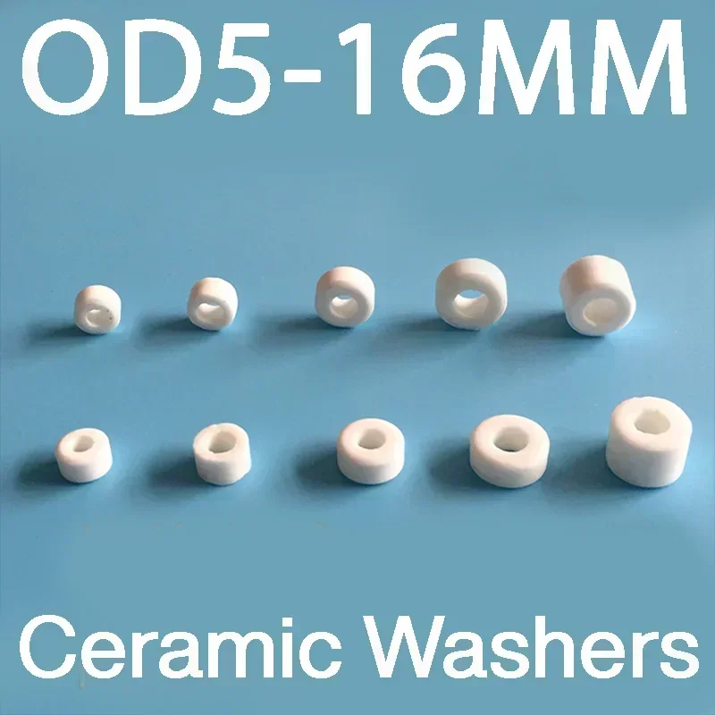 

Ceramic Washer Spacer Insulating Tube O-ring M2 M3.5 M4 M5.5 M6.3 for High Temperature Tool Parts