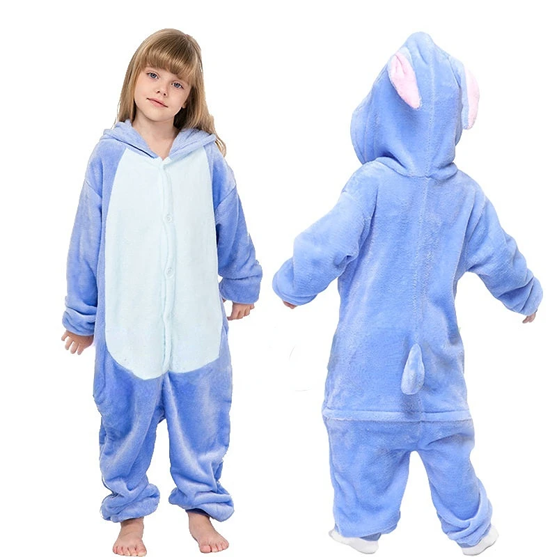 Kigurumi Overalls Onesie Kids Unicorn Pajamas For Children Animal Cartoon Blanket Sleepers Baby Costume Winter Boy Girl Jumspuit