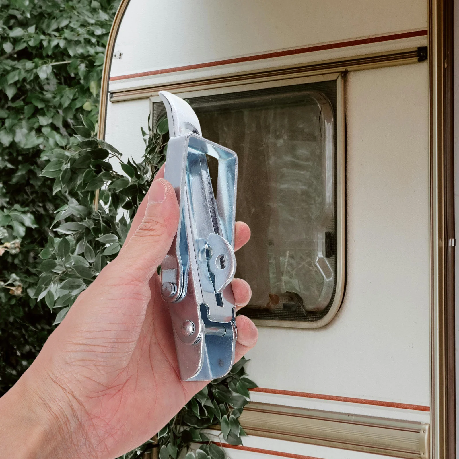 

Door Panel Latch Heavy Duty Metal Rust Resistant For Rv Compartment Doors Trailer Parts Toolbox Over Center Latch Clamps