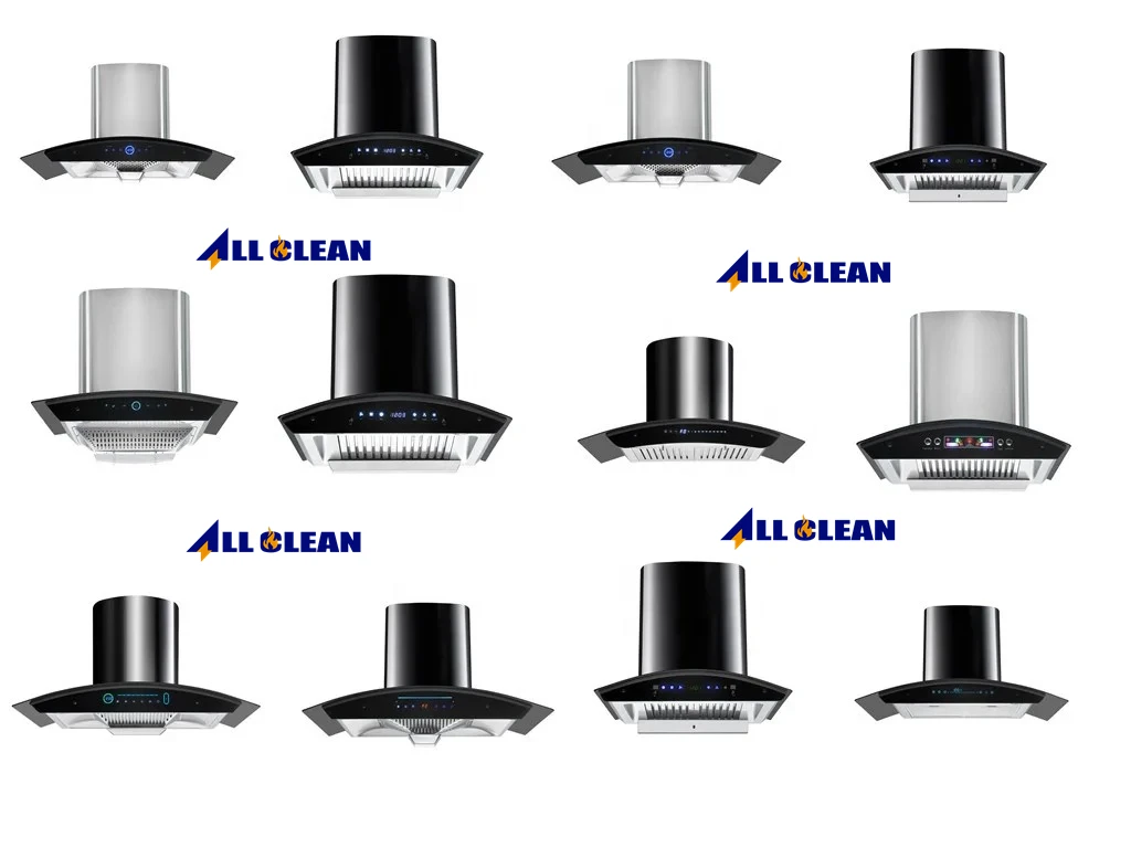 شفاط المطبخ الكهربائي الاحترافي 24 بوصة 26 بوصة 36 بوصة أجهزة المطبخ مع عملية صامتة مظلة مزخرفة نطاق غاز خالي من الدخان