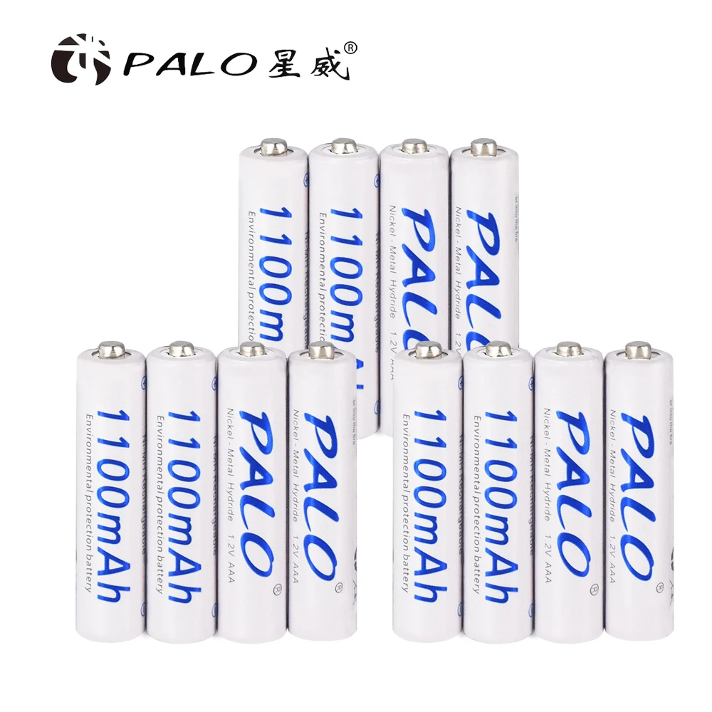 

PALO AAA battery 1100mAh 1.2v AAA rechargeable battery 3A NIMH batteries for camera MP3 mp4 microphone placement battery