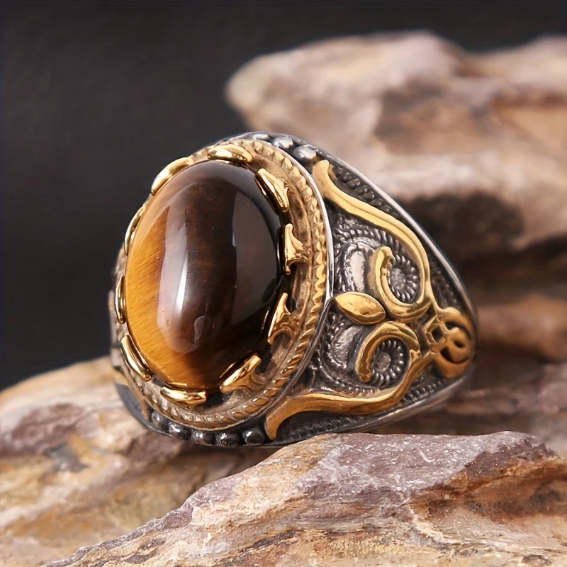 1 Stück handgeschnitzter Ring – Men'S Accessories Hand Bands Bewertung und Preis
