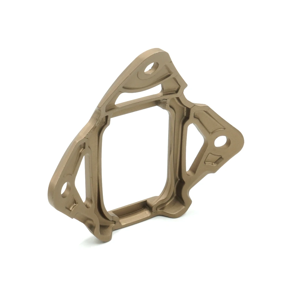 전술 OPS 스타일 3 홀 스켈레톤 NVG 마운트 슈라우드, ACH, MICH, 패스트, 크라이 에어 헬멧 마운트, FDE 및 블랙과 호환 가능