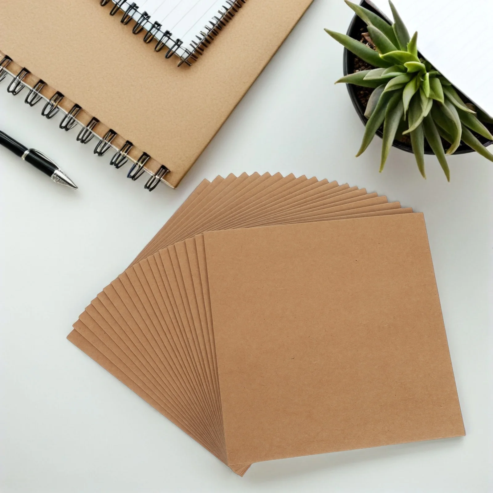 

20pcs 20X20Cm Square Kraft Paper Envelopes Storage Sleeves For Wedding Invitations Artwork Cards Business