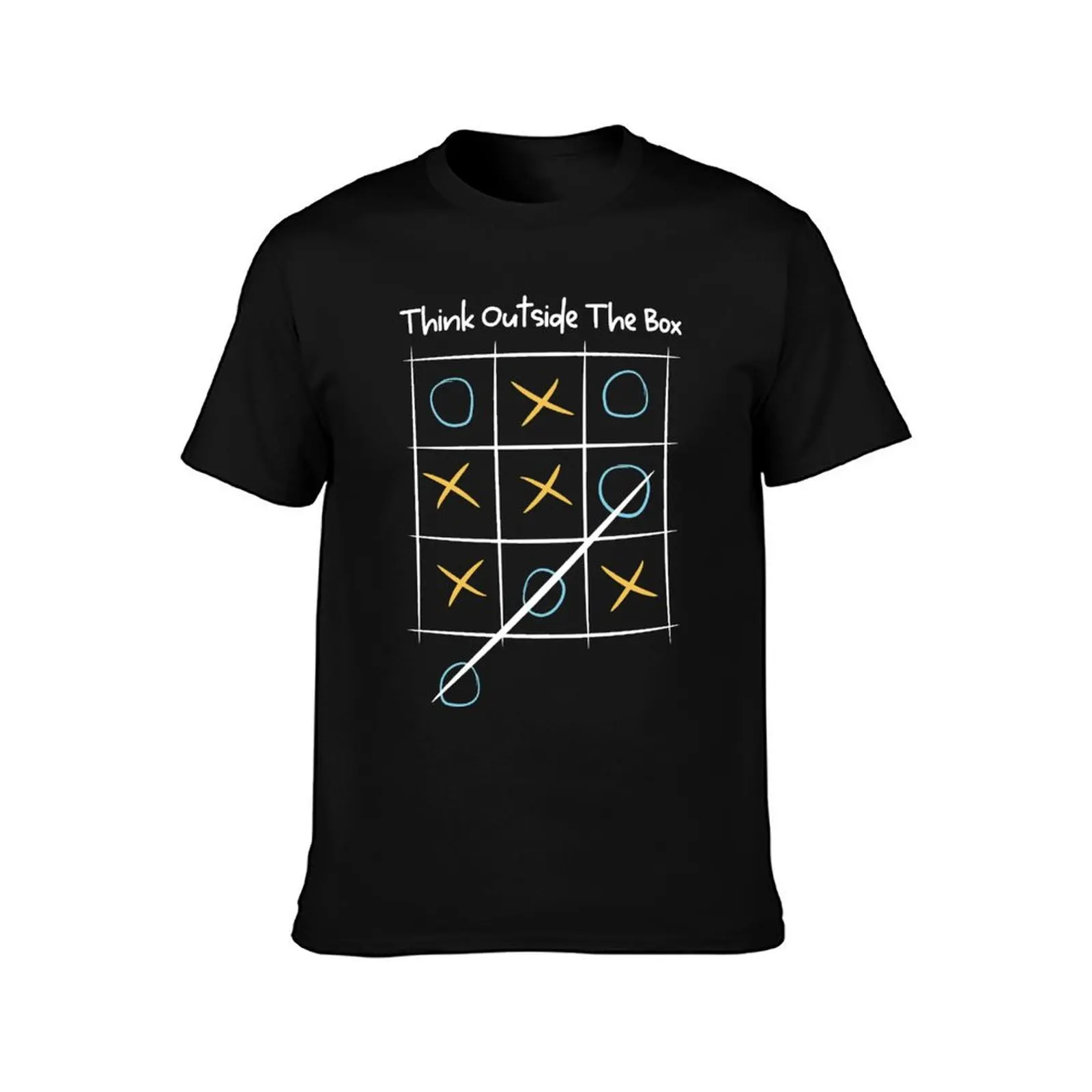 Think Outside The Box Quotes For Abstract Thinkers T-Shirt Casual Everyday Short Sleeve T-Shirt