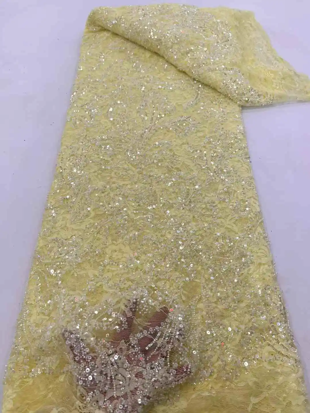 أحدث قماش دانتيل تول ترتر مطرز أفريقي دانتيل نيجيري عالي الجودة لحفلات الزفاف-XC