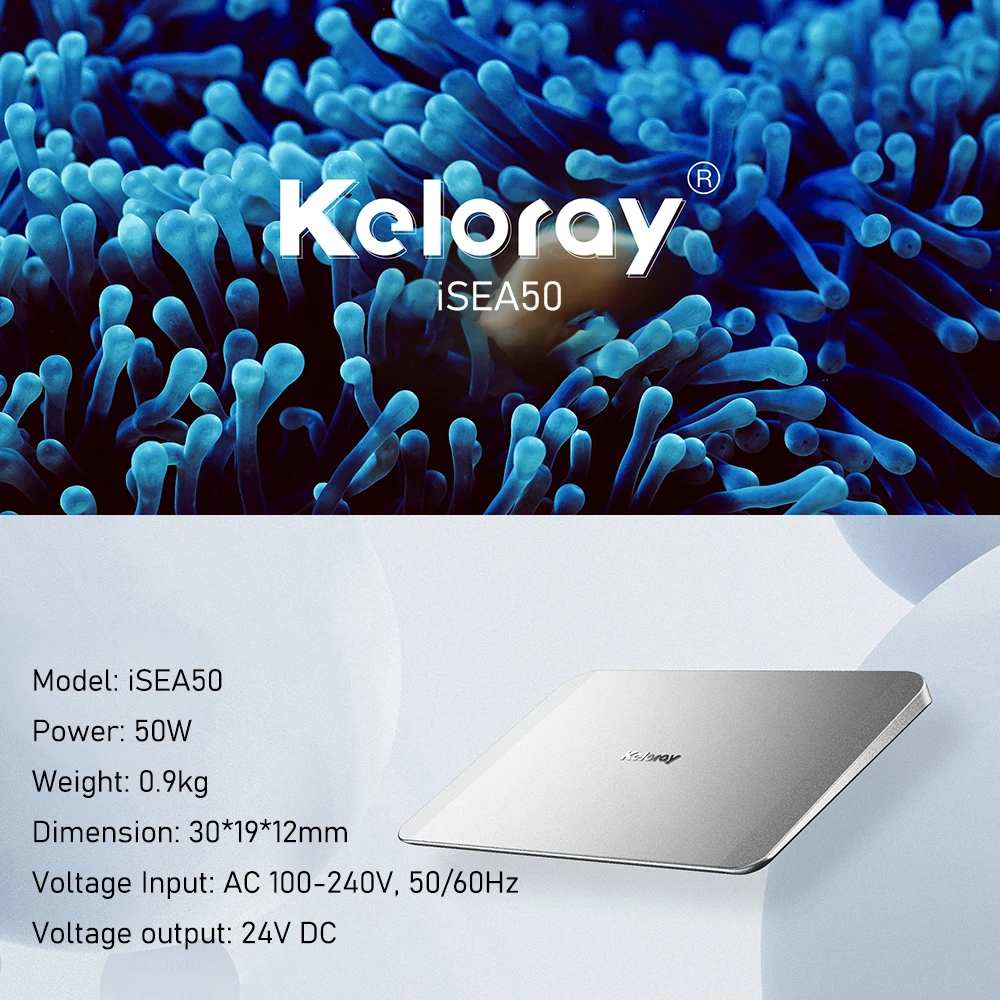Keloray iSEA50 50W Lüfterlose – Aquarium Marine Fishes Bewertung und Preis