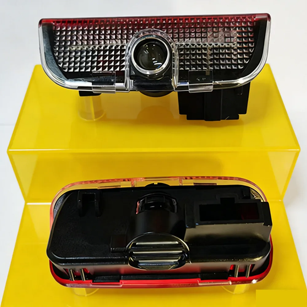 2Pcs LED car door accessories decoration warning projection welcome light For VW Touareg 7P 2011-2018-2019-2020-2021-2022-2023