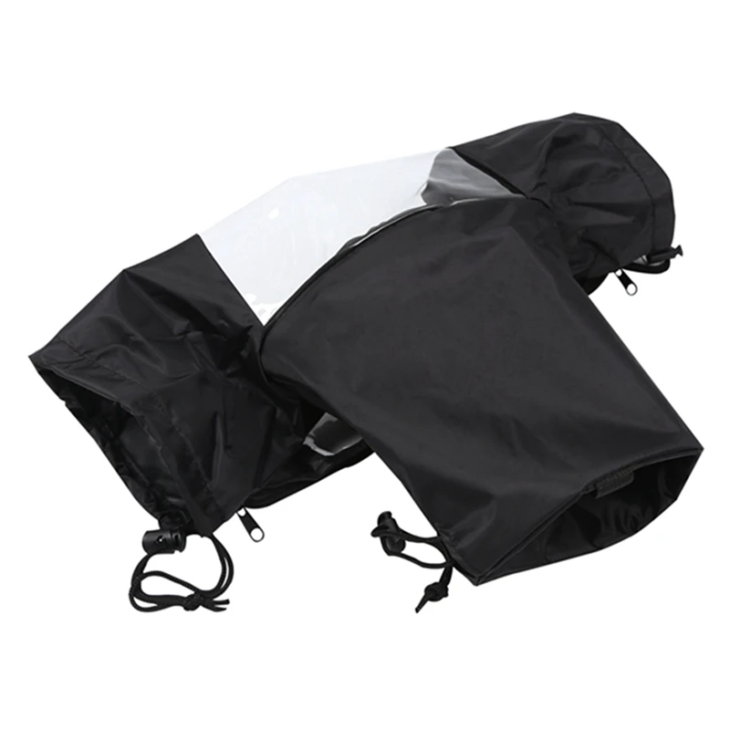 Hot Sale2x Waterproof Camera Raincoat Nylon Transparent Tpu Camera Rain Cover Dustproof For Dslr Camera For Canon/Nikon/Sony