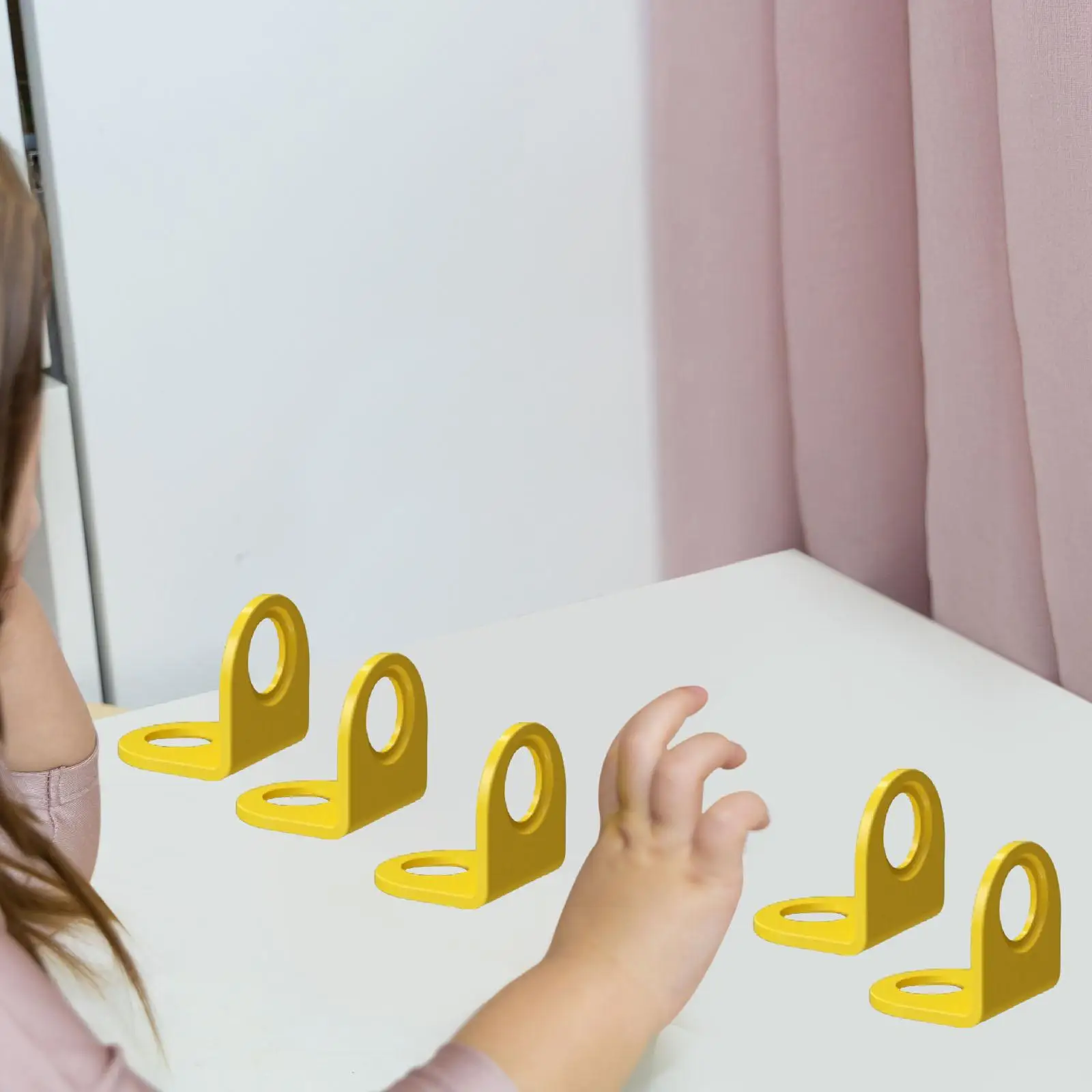 Corrugated Paper Connector for Kids Handicrafts DIY Cardboard Building Toy Fine Motor Skills Educational Set for Boys Girls Home