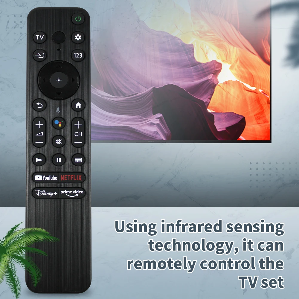 Universal Replacement TV Remote Control RMF-TX800U Compatible with Sony 4K 8K HD TV No Voice Function