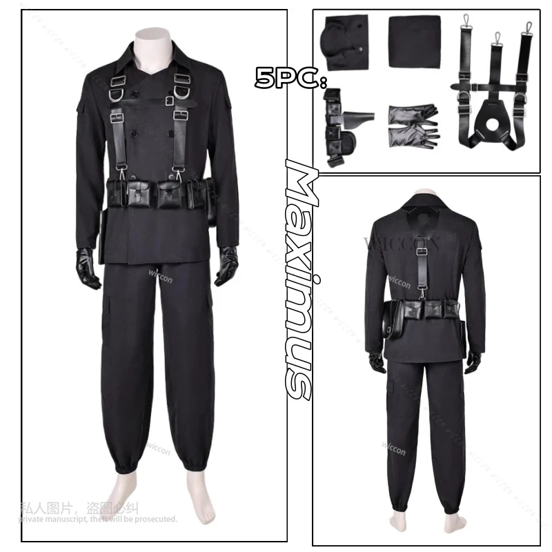 Maximus Cosplay Costume Clothes Uniform Cosplay Game Daily Outfit Performance Dress Unisex Halloween Party Cosplay Man Maximus