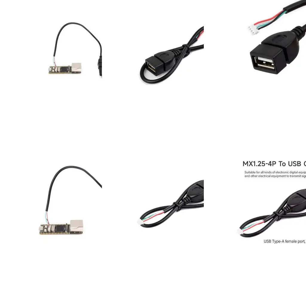  MX1.25 4Pin Female to USB Type-A  Female Cable For Technology Lovers Needing