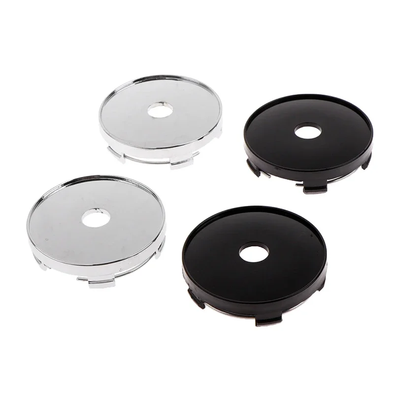 4 шт./лот, 60 мм, подходят для 65 мм, черные пластиковые колпаки для центральных колес автомобиля, набор чехлов для ступиц обода колеса автомобиля, аксессуары для стайлинга автомобилей