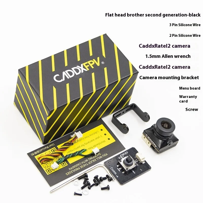 Caddx Snail Ratel2 FPV Crossover Machine Racing Camera Super Night Vision Low Delay Crossover Machine Accessories