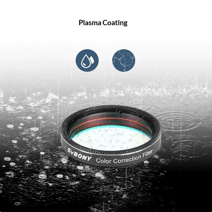 1.25-inch/2-inch Astronomical Chromatic Aberration Elimination Color Correction Filter