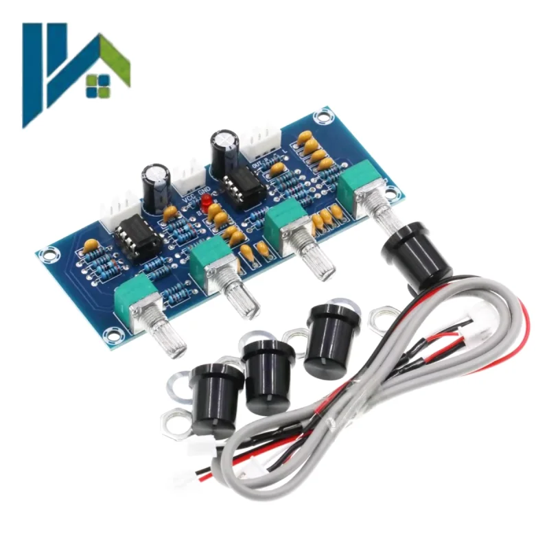 XH-A901 Tone Control Board Preamplifier Board DC Tone Board Treble Bass Adjustment For Digital Power Amplifier