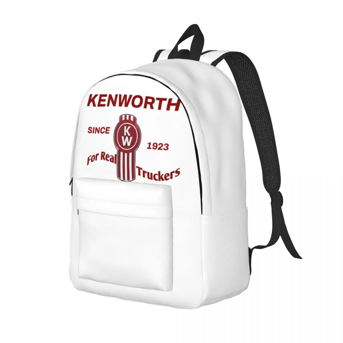 Real Trucker - Kenworth Fashion Backpack Gift Student Hiking Travel Daypack for Men Women College Shoulder Bag