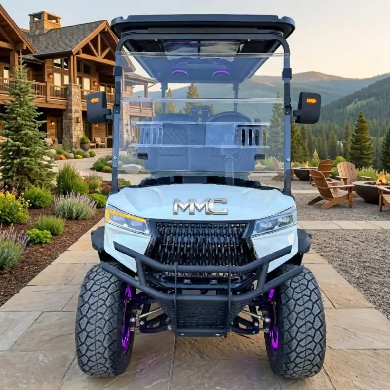Long Range Lithium Battery 2 Person Electric Golf Cart Lifted Off Road 5000W Golf Buggy for Outdoor Travel