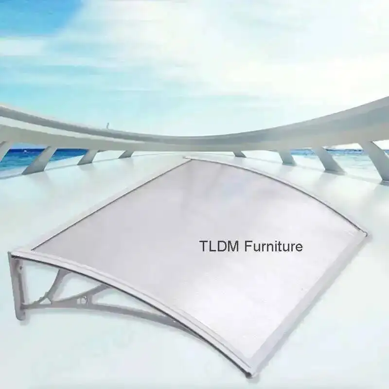 Aluminum Alloy Creative Awning for Courtyard Rainproof and Sun Shade Awnings Modern Multifunctional Outdoor Awning for Company