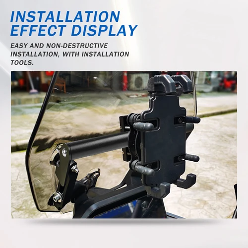 Imagen 2 del producto Soporte de barra de navegación GPS para teléfono inteligente Loncin Voge 500ds 500dsx 300ds 300 500 DS DSX