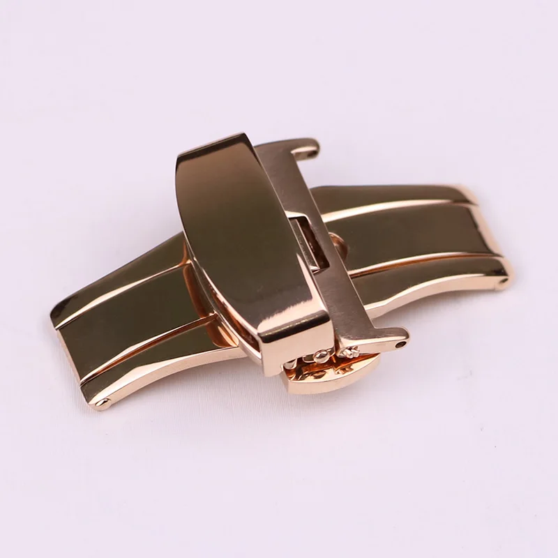 

XIANERSHANG Luxury Watch Accessories Belt Buckle 316L Stainless Steel Butterfly Buckle 14MM 16MM 18MM 20MM Clasp For Top Watches