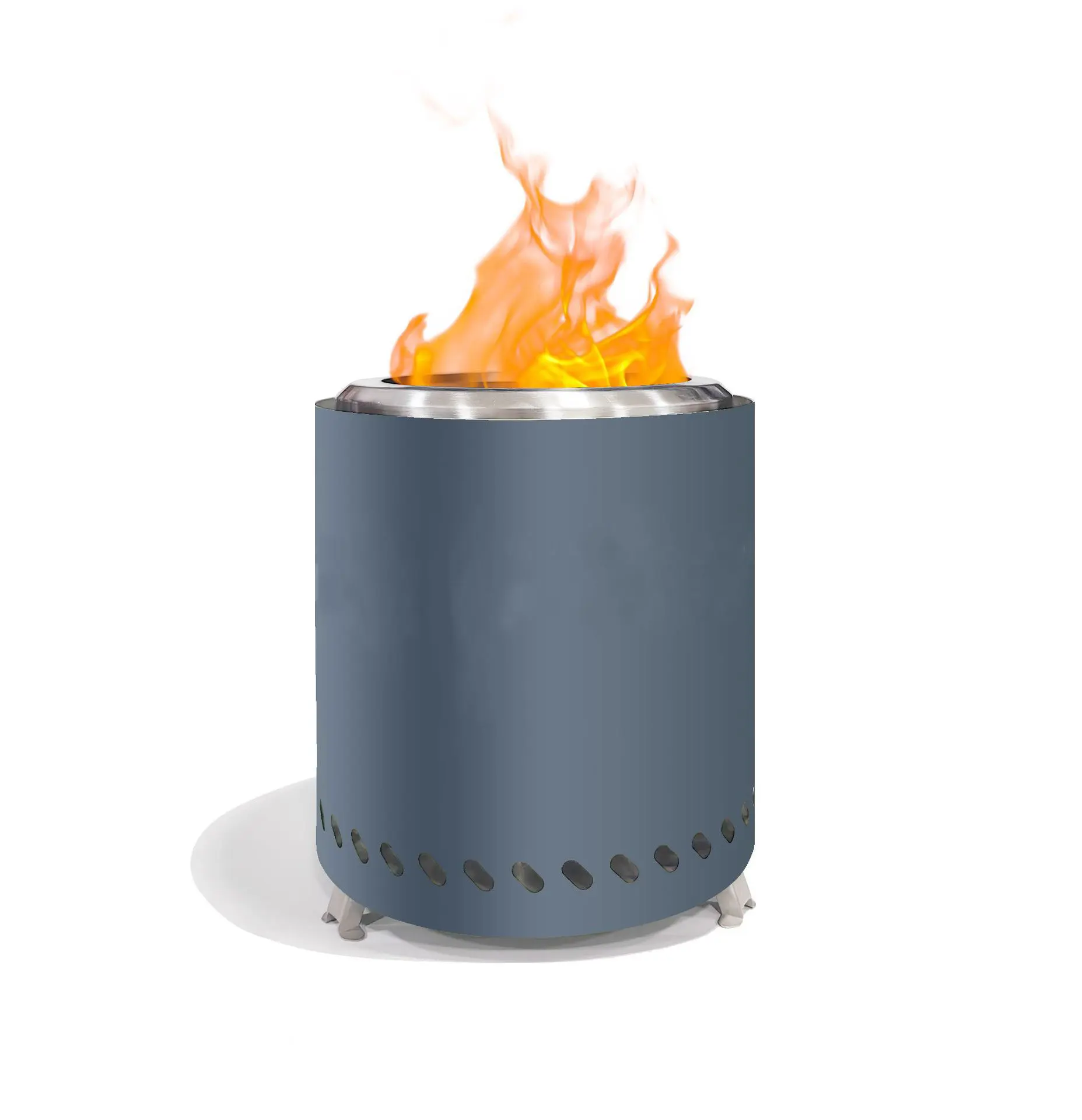 Outdoor Portable 304 Stainless Steel Fire Pit for Hiking Camping BBQ Grill Stove Mini Cookware Set for Cooking Burning