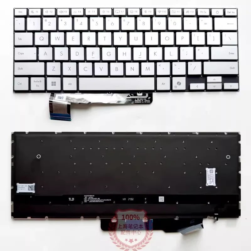 

WYORESY Original for ASUS UX3407 UX3407Q Pro14 S3407 KEYBOARD US Silver.