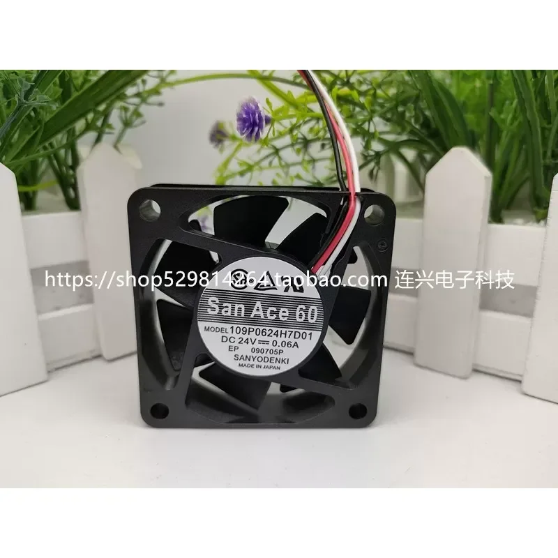 for Sanyo 109P0624H7D01 D13 D16 D07 D11 Fanuc System 24V 0.06A Cooling Fan