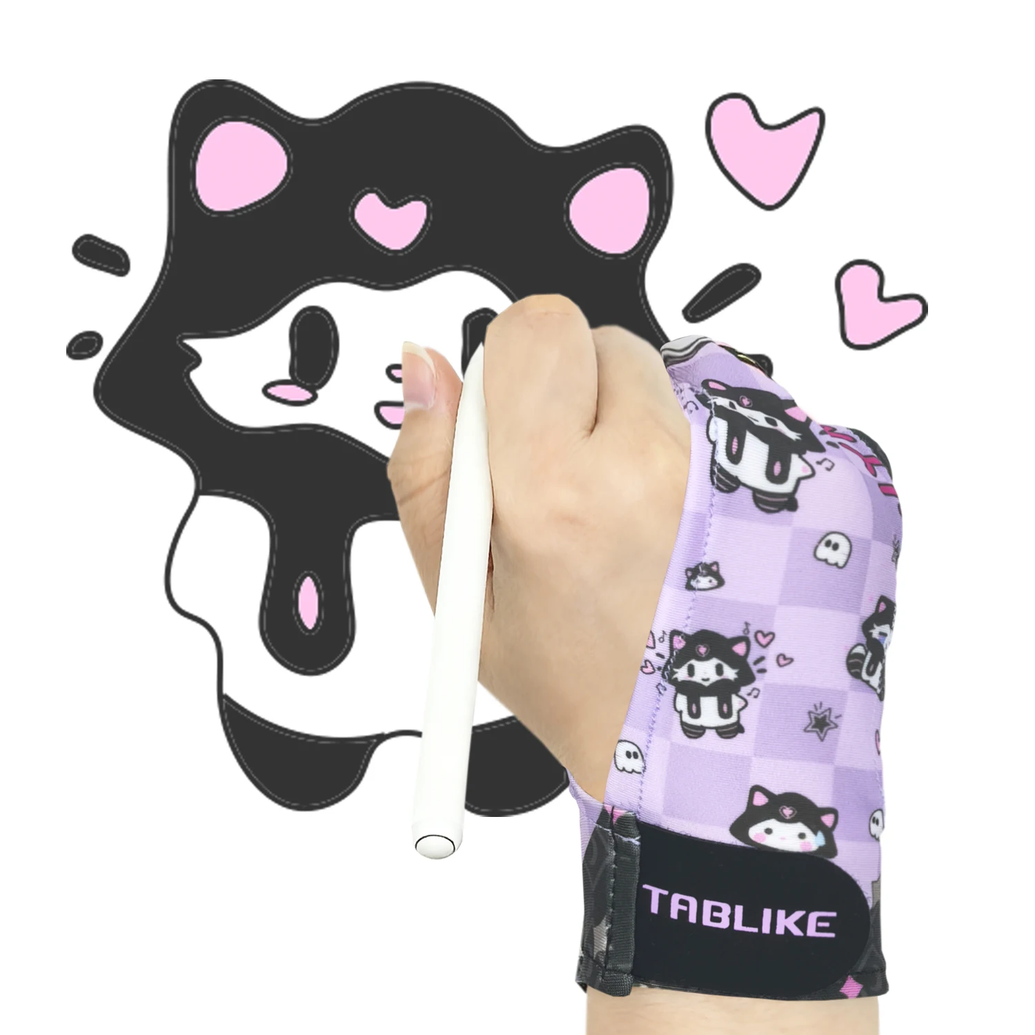 

Digital Drawing Glove, Artist Glove with 3-Layer Palm Rejection for Graphic Drawing Tablet, iPad, Sketching for Designer Student