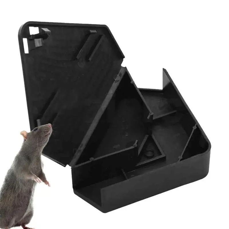 Outdoor Mice Bait Station Mouse Bait Station Mice Stations Mouse Trap Bait Reusable Triangle Bait Station PestControl Bait Trap