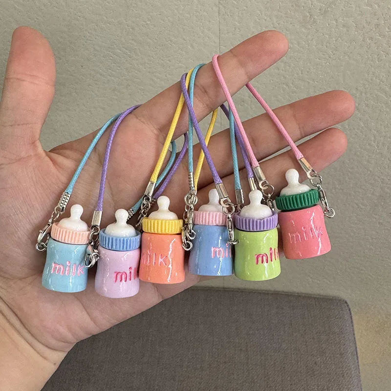 

15cm/17cm Labubu Doll Accessories - Mini Water Kettle & Thermos Bottle Charms | Adorable Baby Bottle Plush Pendant