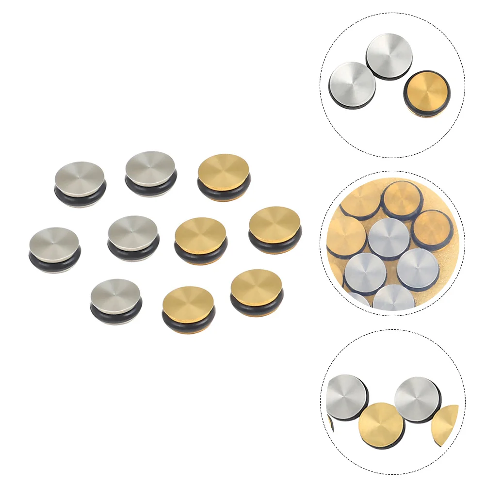 

10Pcs Metal Flute Plug Open Hole Sound Hole Plugs for Flute Repair Parts Wind Instrument Accessory Non-Damaging Easy Remove
