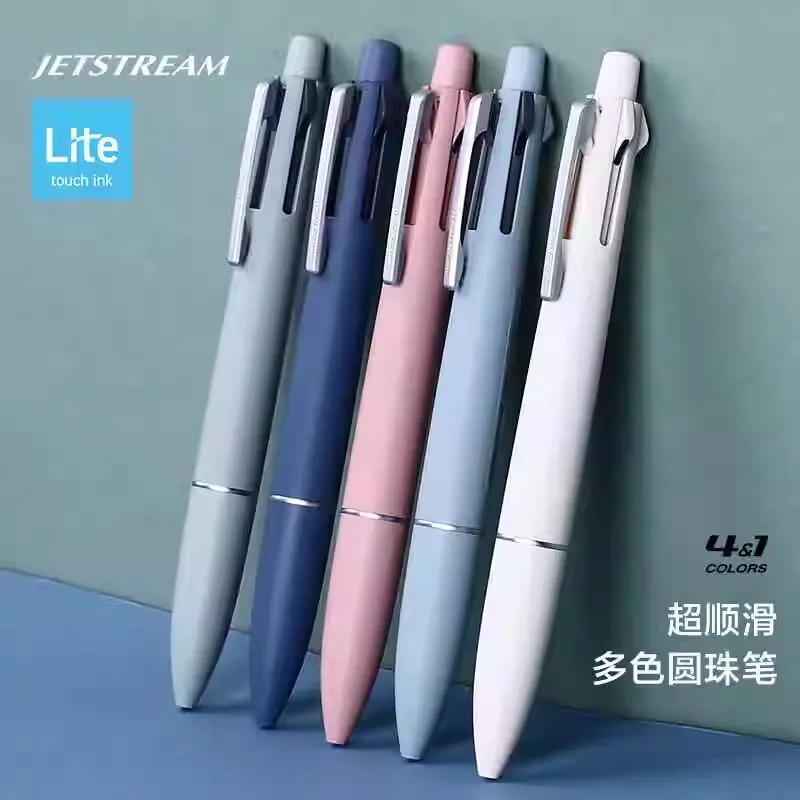 uni Mitsubishi Multi-Function Pen,Jetstream Lite touch ink 4-in-1 Ballpoint&Pencil Set 0.5Modular Refillable Rollerball Japanese
