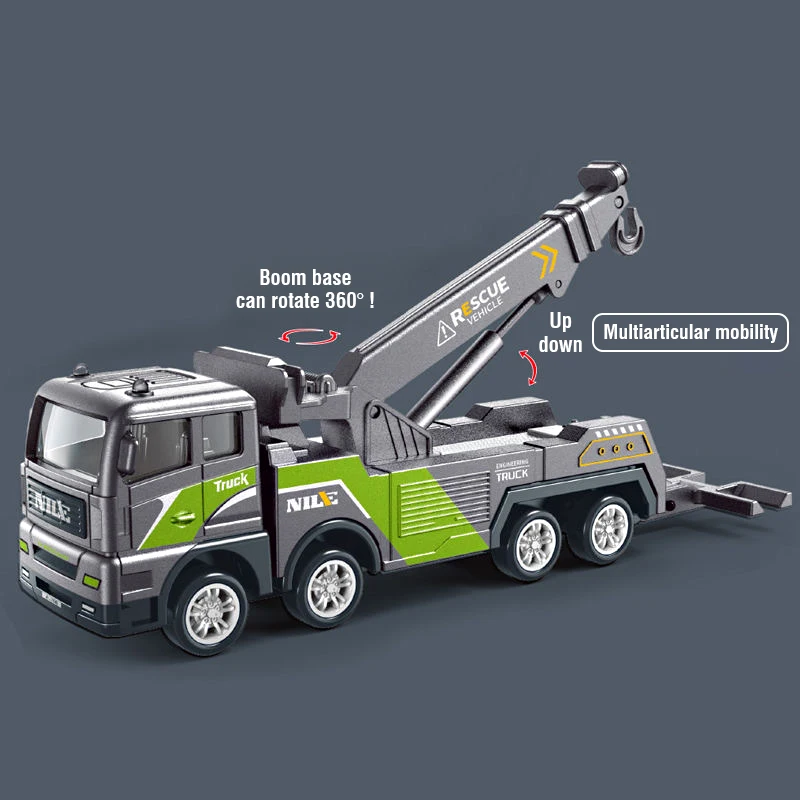 Alloy Diecast Simulation Engineering Car Model Truck Toys Crane Bulldozer Excavator Forklift Vehicles Educational Boys for Boys