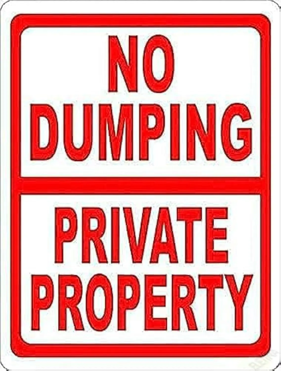 No Dumping Signs New Warning Plaque Wall Decor No Dumping Private Property Prevent Illegal Garbage Disposal On Land Yard Signs C