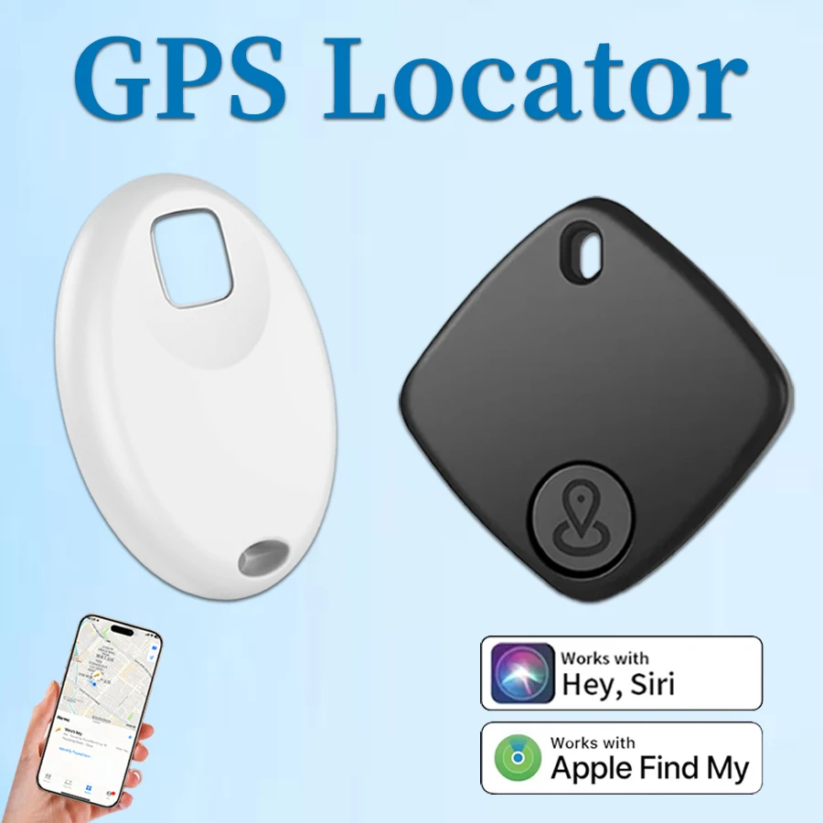 Smart Tag Bluetooth GPS Tracker Work with Apple Find My APP Anti Lost Reminder Device MFI Rated Locator Car Key Pet Kids Finder